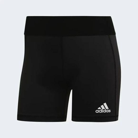 Adidas Women Techfit Badge Of Sport Short Tights GL0689 VOLLEYBALL SHORT - Picture 4 of 7